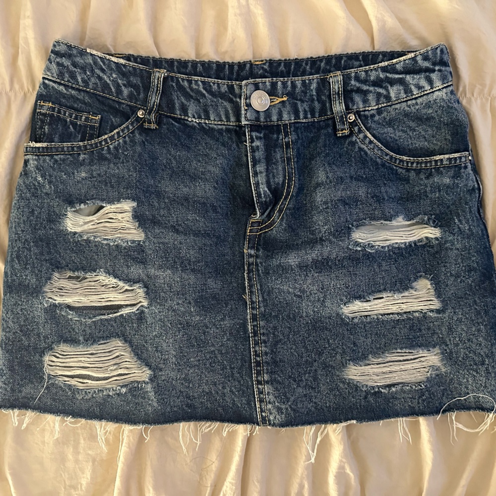 H&M Blue Denim Skirt